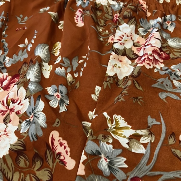 SHEIN strapless romper super cute burnt orange - Picture 3 of 5